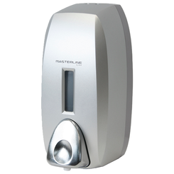 Seifenspender Bisk MASTERLINE p2 750 ml, silbernes ABS-Material