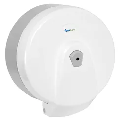 Faneco POP M central dispensing toilet paper dispenser, white ABS plastic