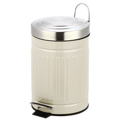 Cubo de basura de 3 litros Bisk Skandi acero beige