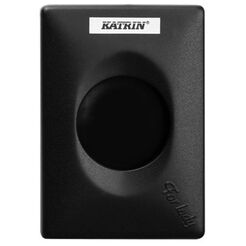 Pojemnik na torebki higieniczne papierowe Katrin, czarne tworzywo ABS