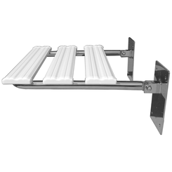 Sitz für die Dusche, klappbar, Durchmesser 25 PVC und glänzendes Faneco-Stahl