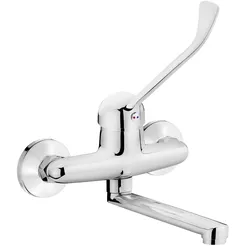 JOKO wall-mounted sink mixer with Clinic lever