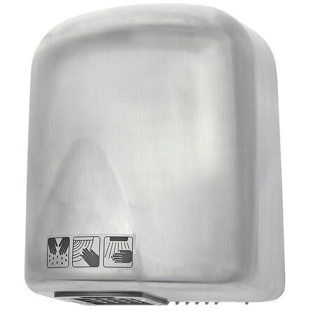 Automatyczna stalowa łazienkowa suszarka do dłoni z wyłączaną grzałką