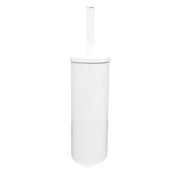 Stojící WC kartáč Bisk, bílá ocel