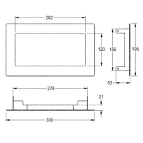Klapa wrzutowa pojemnika na odpadki Franke