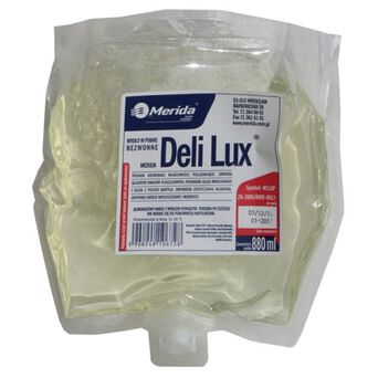 Jabón en espuma sin perfume Merida Deli LUX recambio de 0.88 litros