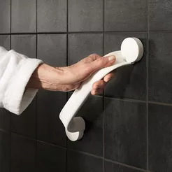 Nástenný držiak Etac Flex 30 cm biely samolepiaci