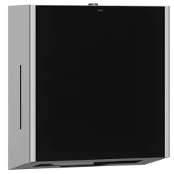KWC Exos Paper Towel Dispenser, Black Stainless Steel