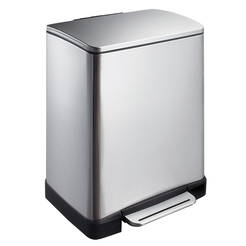 KWaste bin 50 liters Merida Cube steel matt