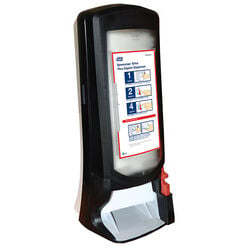 Drive Thru Tork Xpressnap napkin dispenser capacity 900 pcs black ABS plastic