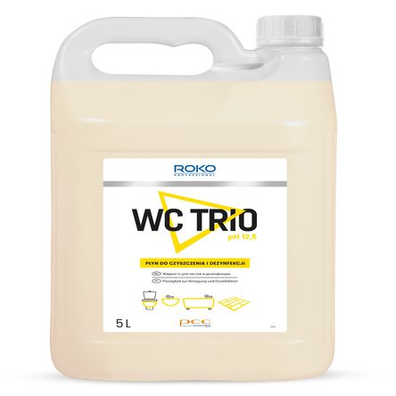 ROKO PROFESSIONAL WC TRIO 5L Toilet Cleaning and Disinfecting Liquid