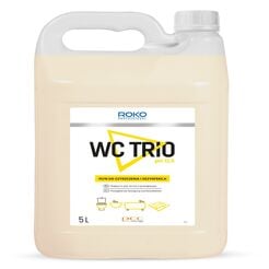 Čistiaci a dezinfekčný prostriedok na toalety Roko PROFESSIONAL WC TRIO 5 litrov