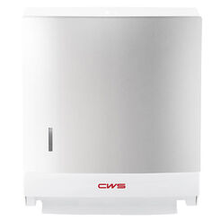 Spender für ZZ CWS Papiertücher, silberfarben, aus Kunststoff