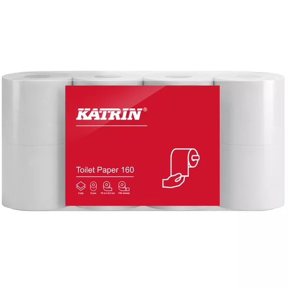 112966 Katrin papier toaletowy 160 listków 2 warstwowy