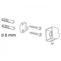 Uchwyt na papier toaletowy czarny