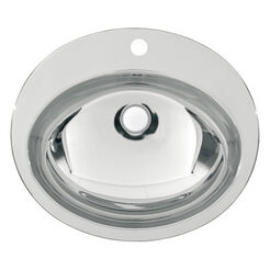 Franke RONDO RNDX451-O oval stainless steel built-in sink