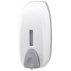 Dozownik do mydła w pianie Bisk MASTERLINE p1 750 ml, białe tworzywo ABS