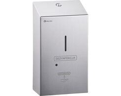 Automatický dávkovač dezinfekcie rúk Merida STELLA 1000 ml, matná nerezová oceľ