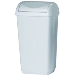 Odpadkový koš 23 litrů Sanitario, bílý plast