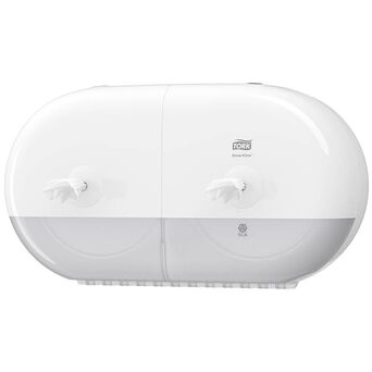 Twin mini toilet roll dispenser Tork SmartOne® white