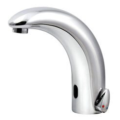 Bezdotyková umyvadlová baterie s fotokomůrkou a míchačem, připojení 3/8 pro napájení baterií