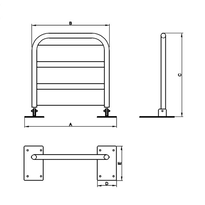 Siedzisko prysznicowe ze stali nierdzewnej