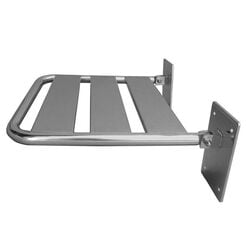 Asiento de ducha abatible Faneco ⌀ 25 mm, acero inoxidable pulido