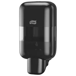 Seifenspender und Desinfektionsmittelspender Tork mini, schwarzes ABS-Kunststoff