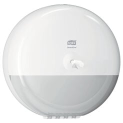 Držiak na toaletný papier v rolke Tork, biele ABS plast