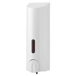 Dispensador de jabón líquido Sanitario 400 ml, plástico ABS blanco