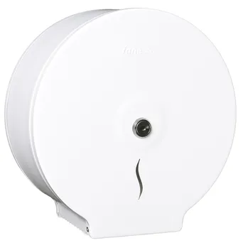 Toilettenpapierbehälter Midi Faneco HIT WHITE Stahl Weiß
