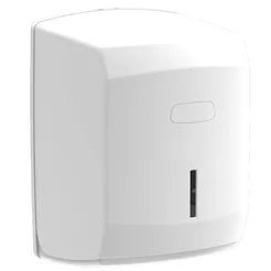 Dispensador de toallas en rollo MIDI Sanitario, material ABS blanco