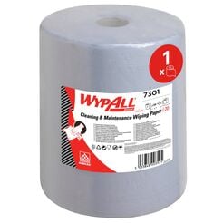 Čistiaca utierka v rolke Kimberly Clark WYPALL L20 EXTRA 2 vrstvy makulatura modrá