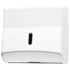 Dispensador de toallas de papel ZZ Sanitario STANDARD, plástico ABS blanco