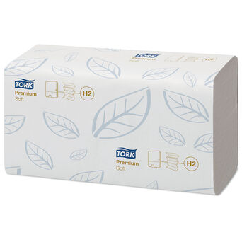 Toalla de papel ZZ Tork Xpress Multifold de 2 capas, 2310 unidades, suave, celulosa blanca