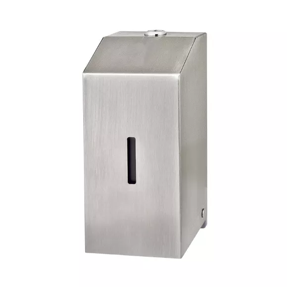 Dispensador de jabón líquido Sanitario ECONO 500 ml, acero inoxidable mate