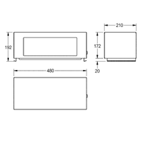Nadstawka z wiekiem przegubowym RODX608 do pojemnika RODX607 Franke