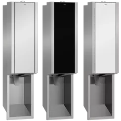 Dispensador de jabón espumoso empotrado 650 ml KWC Exos, acero inoxidable