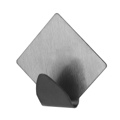 Bisk Karo self-adhesive single bathroom hook, 2 pieces.