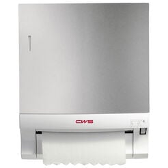 Paper towel dispenser CWS Hygiene, silver ABS plastic