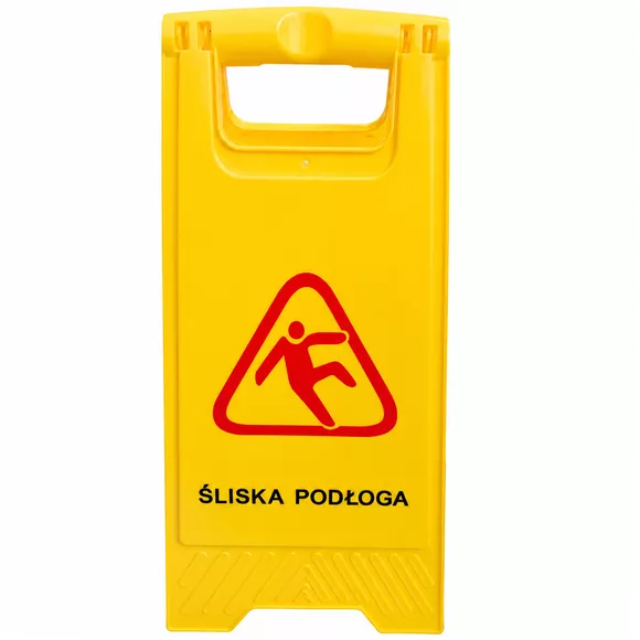 Tablica ŚLISKA PODŁOGA