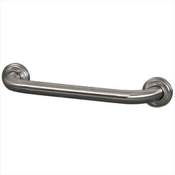 Soporte de baño ⌀ 25 mm, 37 cm Bisk, acero inoxidable mate