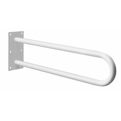 Fixed handle for disabled PRO 60 cm white steel