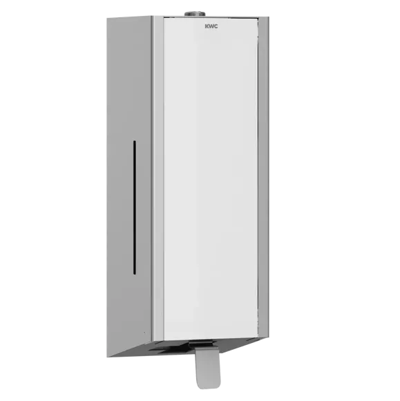 Dávkovač tekutého mydla 800 ml KWC Exos, oceľ biela