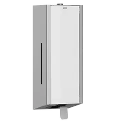 Dozownik do mydła w płynie 800 ml KWC Exos, stal kolor biały