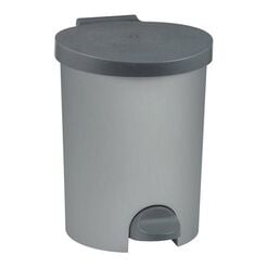 Müllbehälter 15 Liter Curver, grauer Kunststoff