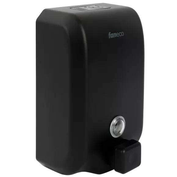 Dozownik mydła w płynie 1 litr Faneco TOP, stal nierdzewna czarna