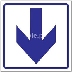 Označení - Informační samolepící fóliová šipka