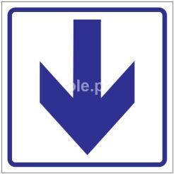 Kennzeichnung - Selbstklebende Informationsfolienpfeil