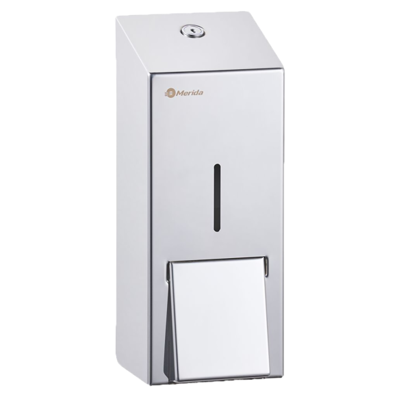 Metalowy dyspenser płynu do mycia rąk ze zbiornikiem wielokrotnego napełniania